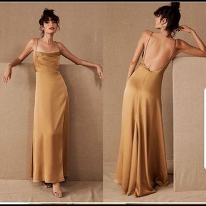 Fame and Partners Strappy Draped Gown